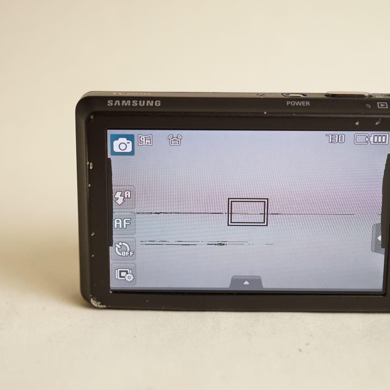 Samsung TL225 Digital Camera | 12MP | Read Description | Black w/ Purple Trim