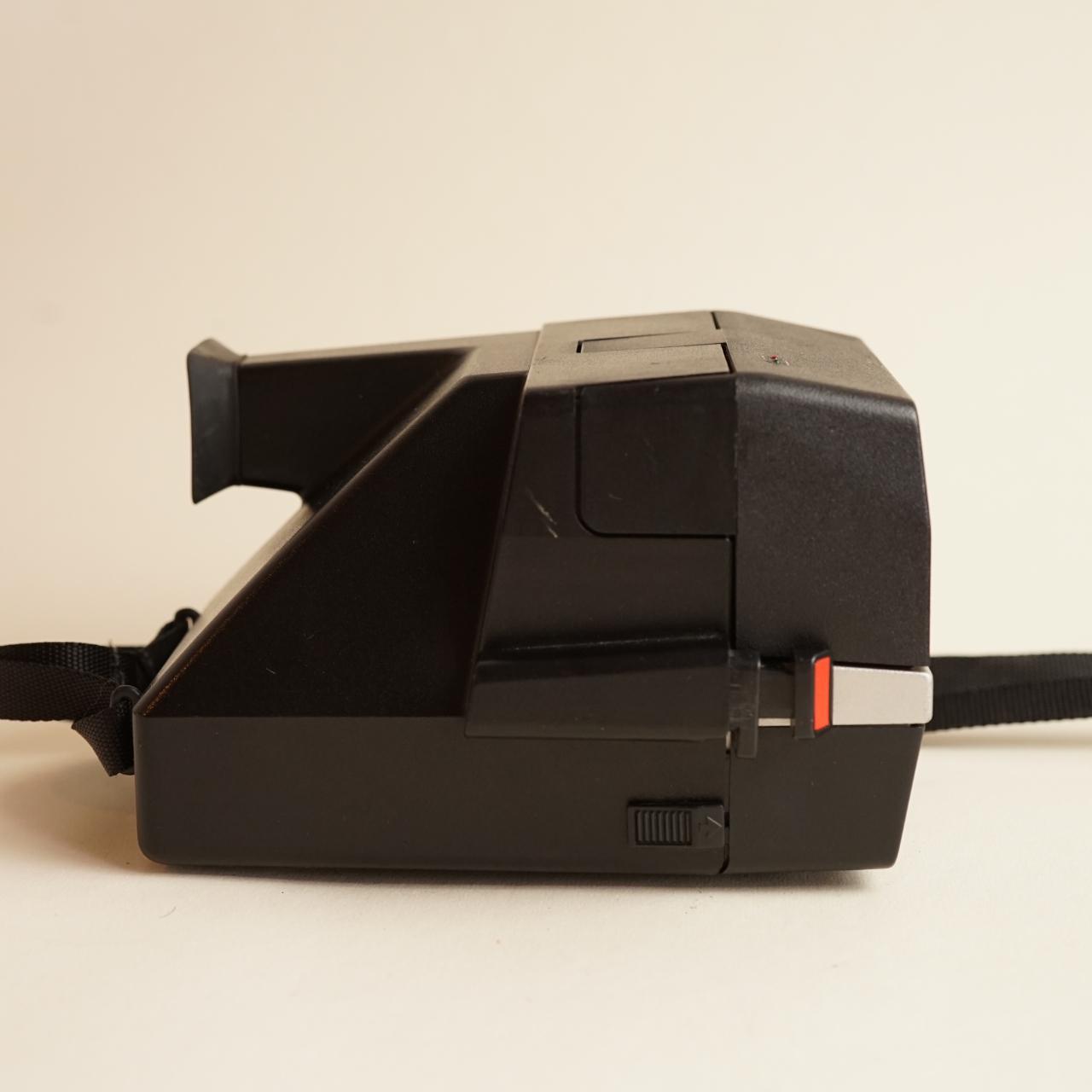 Polaroid Sun 600 Instant Camera | Tested & Working | Silver & Black