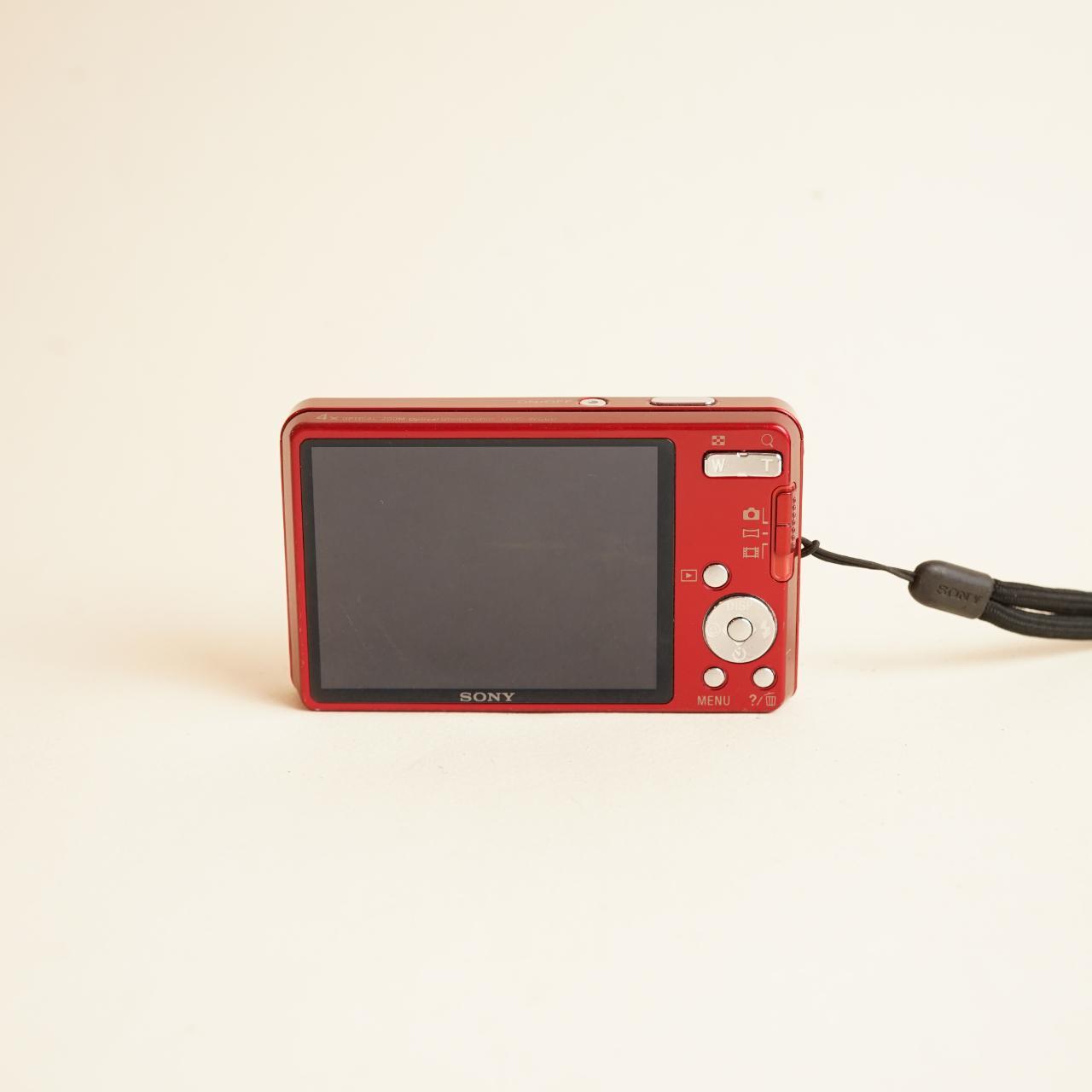 Sony CyberShot DSC-W560 Digital Camera | 14.1MP | Tested & Working | Red