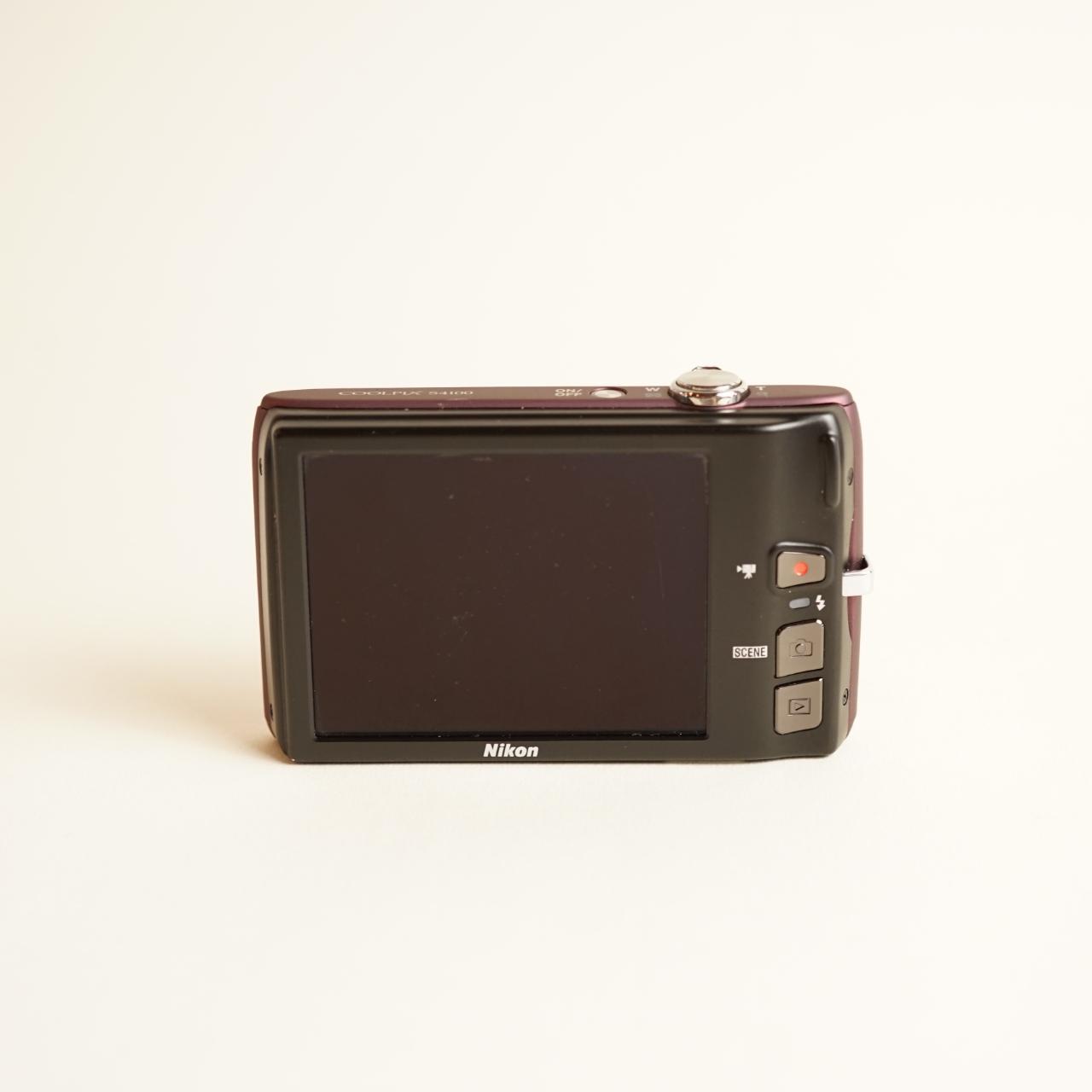 Nikon Coolpix S4100 Digital Camera | 14MP | Tested & Working | Maroon
