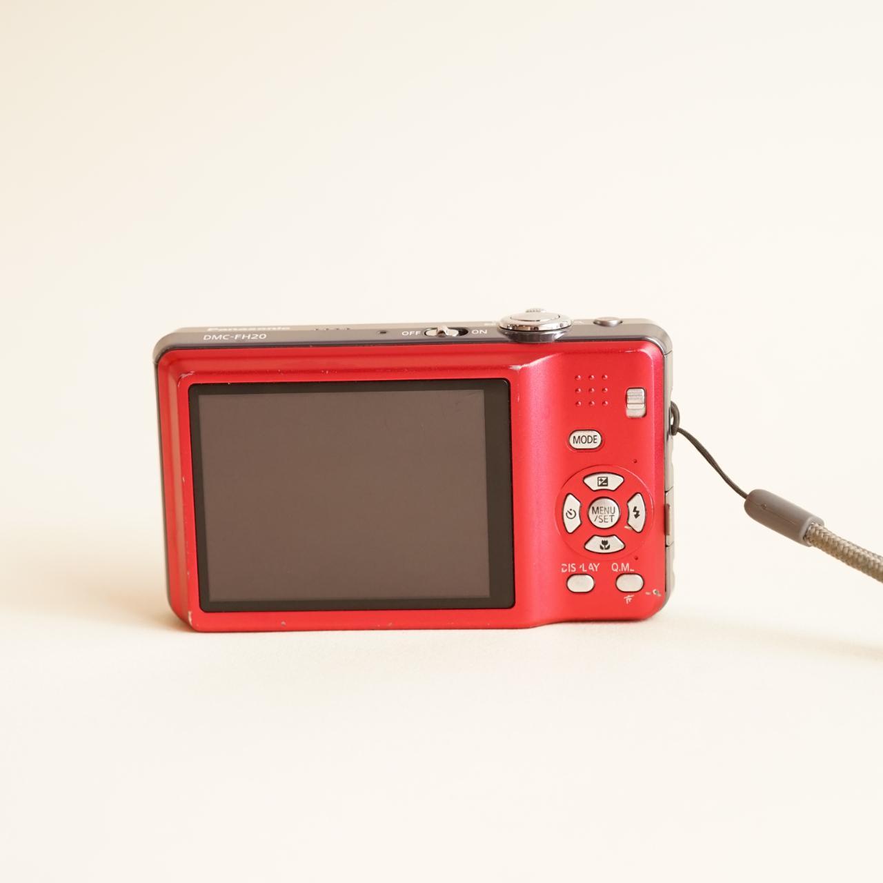 Panasonic Lumix DMC-FH20 Digital Camera | 14.1MP | Tested & Working | Red