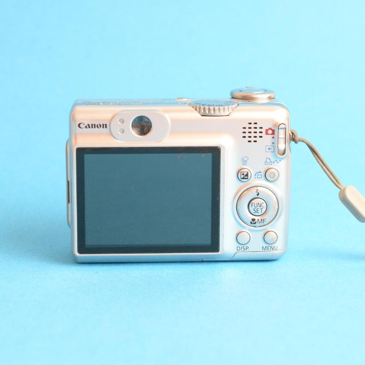 Canon PowerShot A570 IS Digital Camera | 7.1MP | Tested & Working | Silver