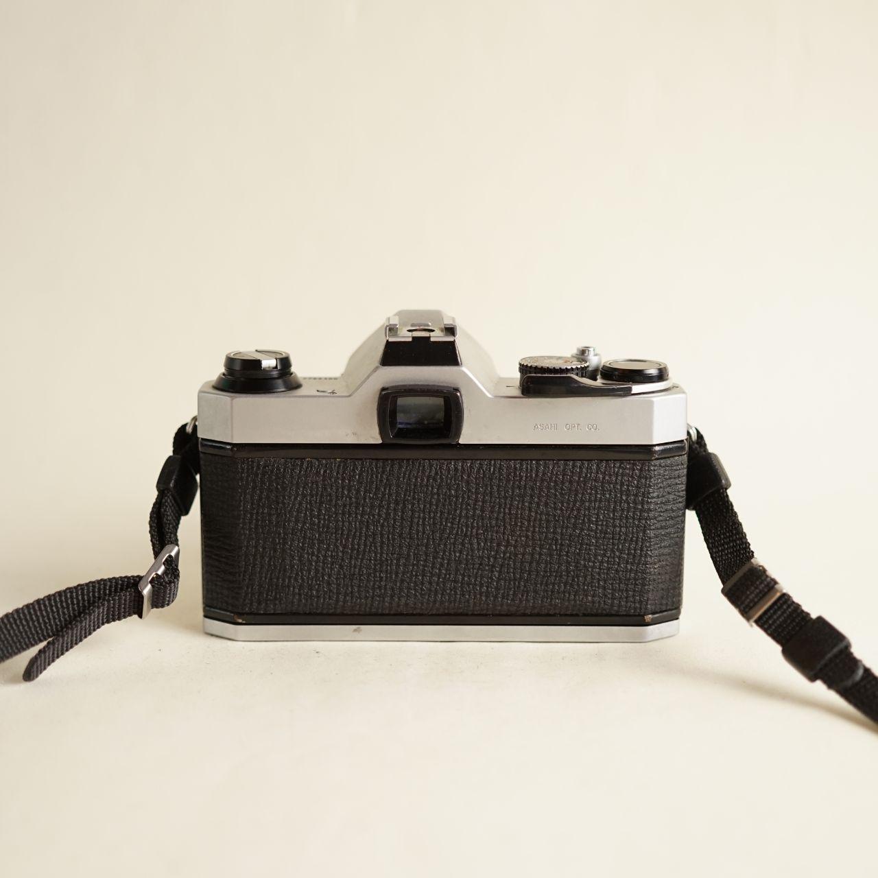 Asahi Pentax K1000 SLR Film Camera | SMC Pentax-M 50mm f/2 Lens | Tested & Working | Silver & Black