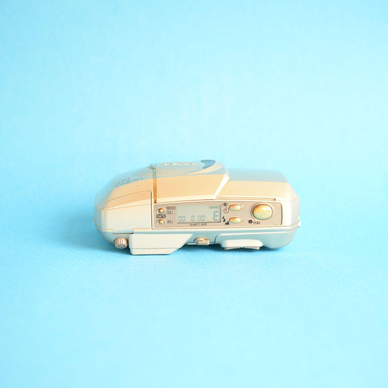 Nikon Lite Touch Zoom 130 ED Film Camera | 35mm Point & Shoot | Tested & Working | Gold