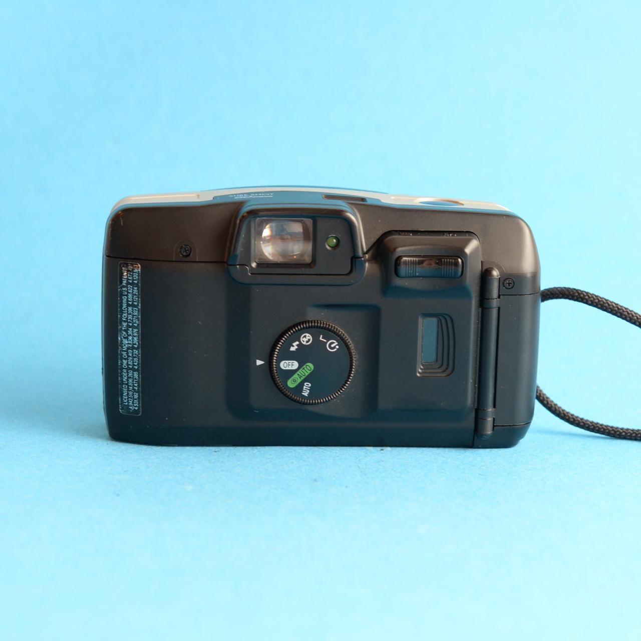 Canon Sure Shot 60 Zoom Film Camera | 35mm Point & Shoot | Tested & Working | Silver