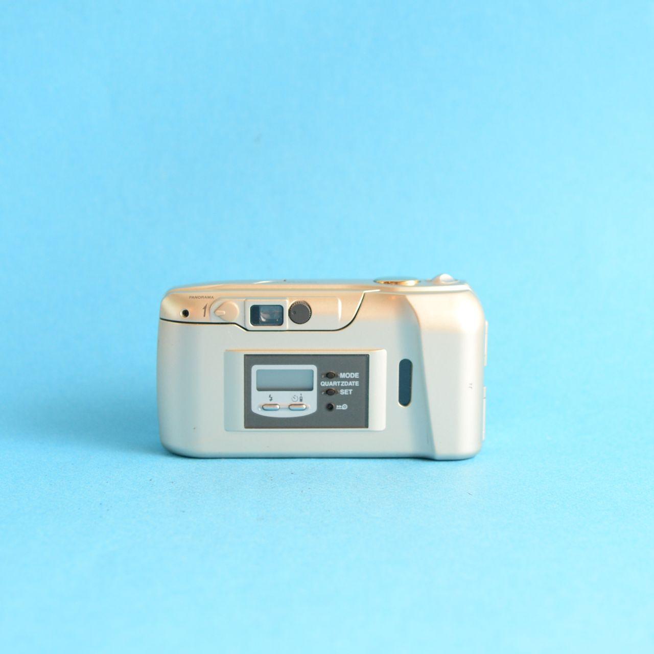 Olympus Stylus Epic Zoom 115 Deluxe Film Camera | 35mm Point & Shoot | Tested & Working | Gold