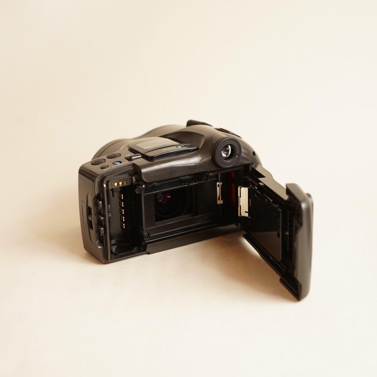 Olympus Infinity SuperZoom 330 Film Camera | 35mm Point & Shoot | Tested & Working | Black