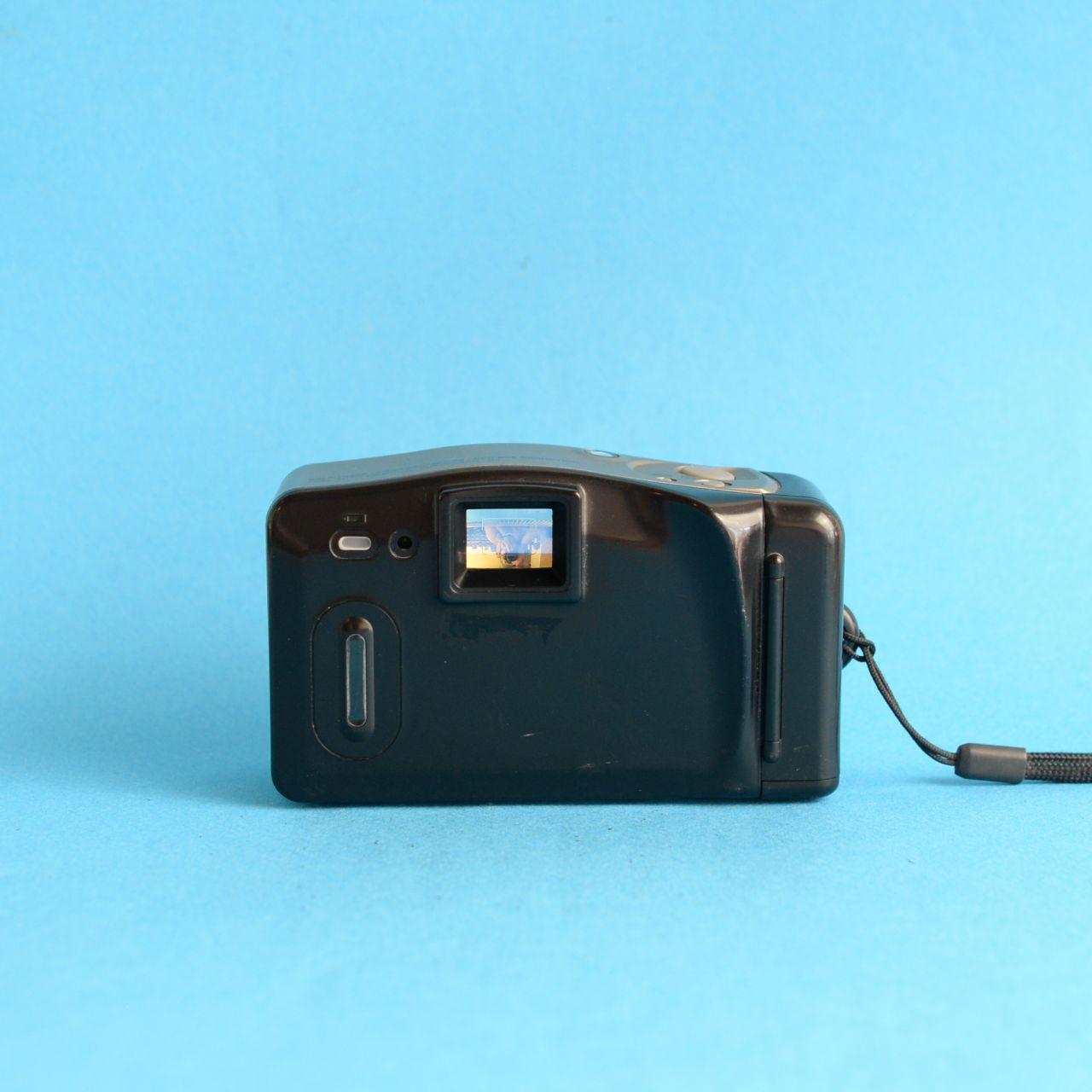 Minolta Big Finder Film Camera | 35mm Point & Shoot | Tested & Working | Grey