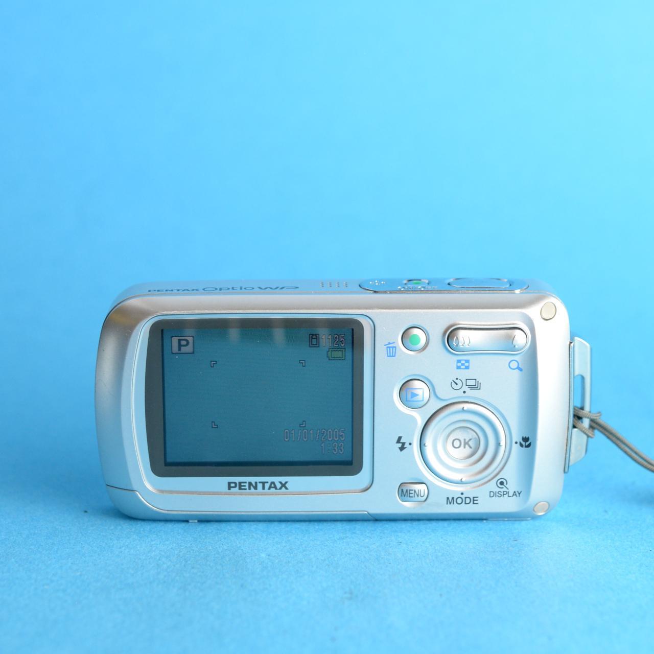 Pentax Optio WP | 5MP Digital Camera | Tested & Working | Silver