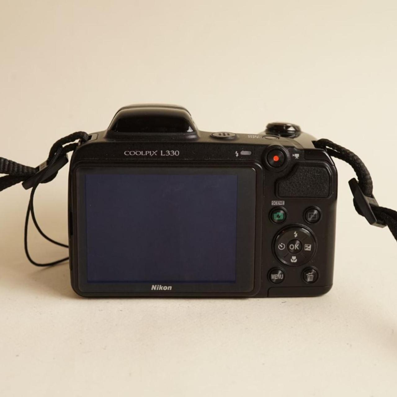 Nikon Coolpix L330 Digital Camera | 20.2MP | Tested & Working | Black