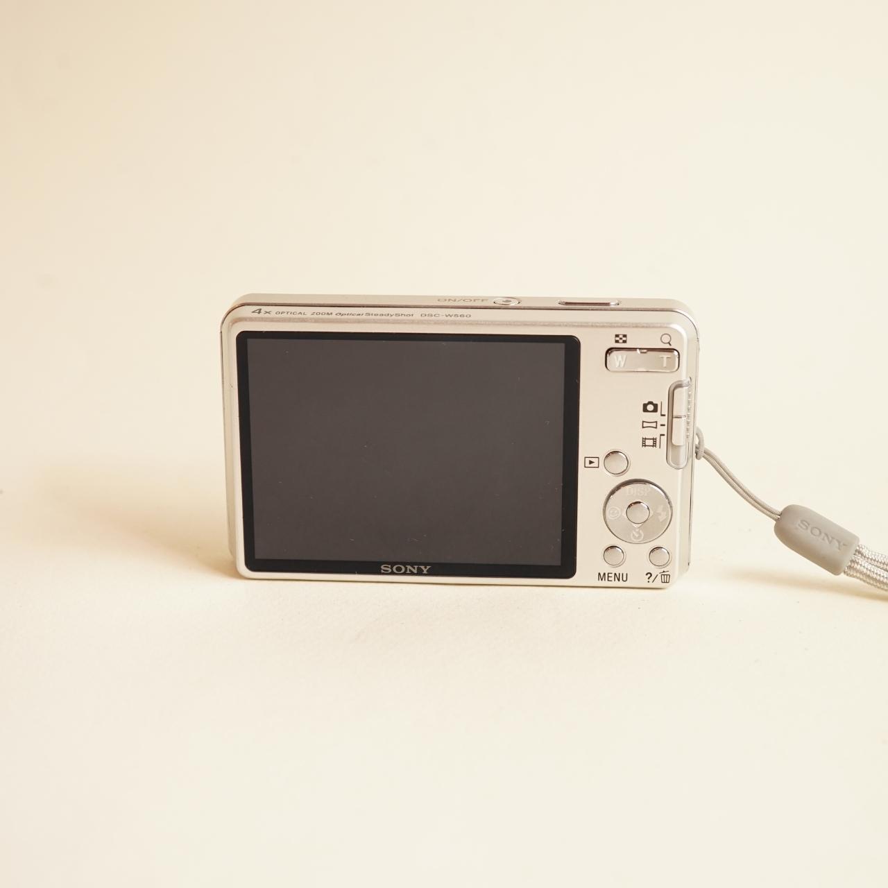 Sony Cyber-shot DSC-W560 Digital Camera | 14MP | Tested & Working | Silver