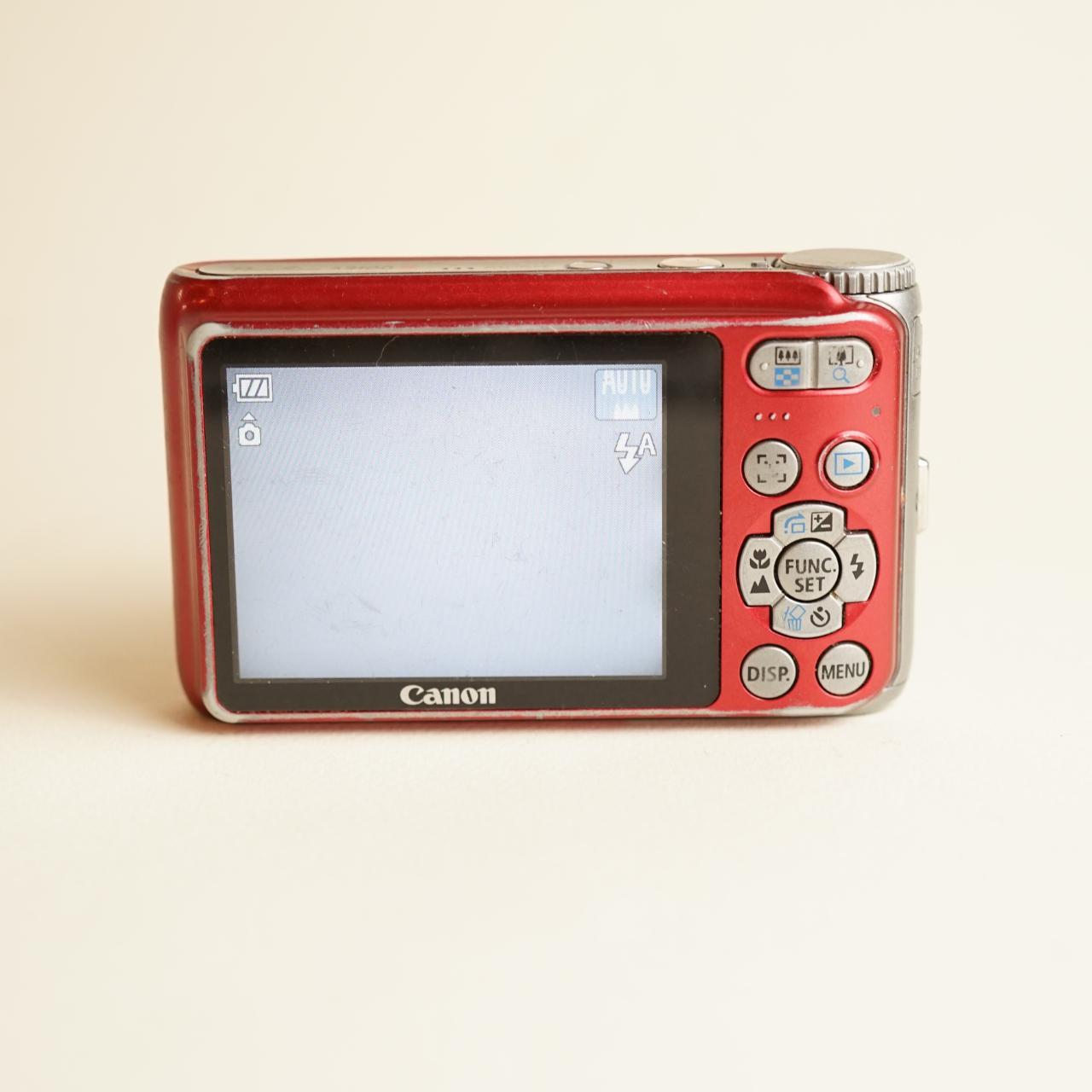 Canon PowerShot A3100 IS Digital Camera | 12.1MP | See Description | Red