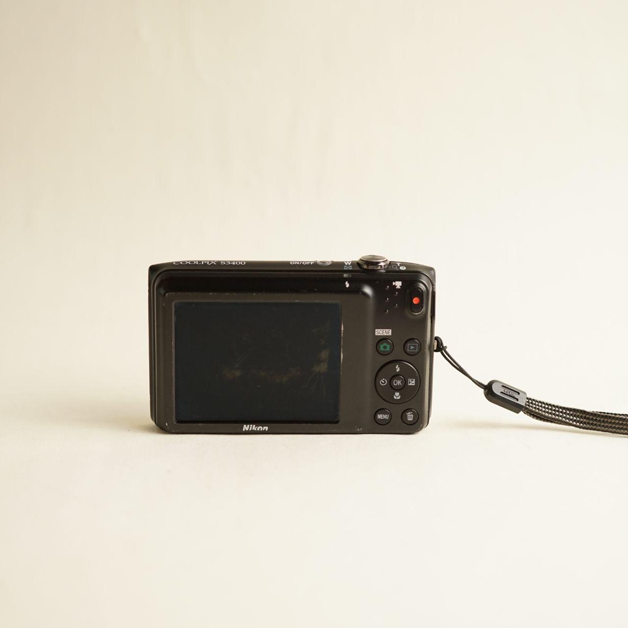 Nikon Coolpix S3400 Digital Camera | 20.1MP | Tested & Working | Black