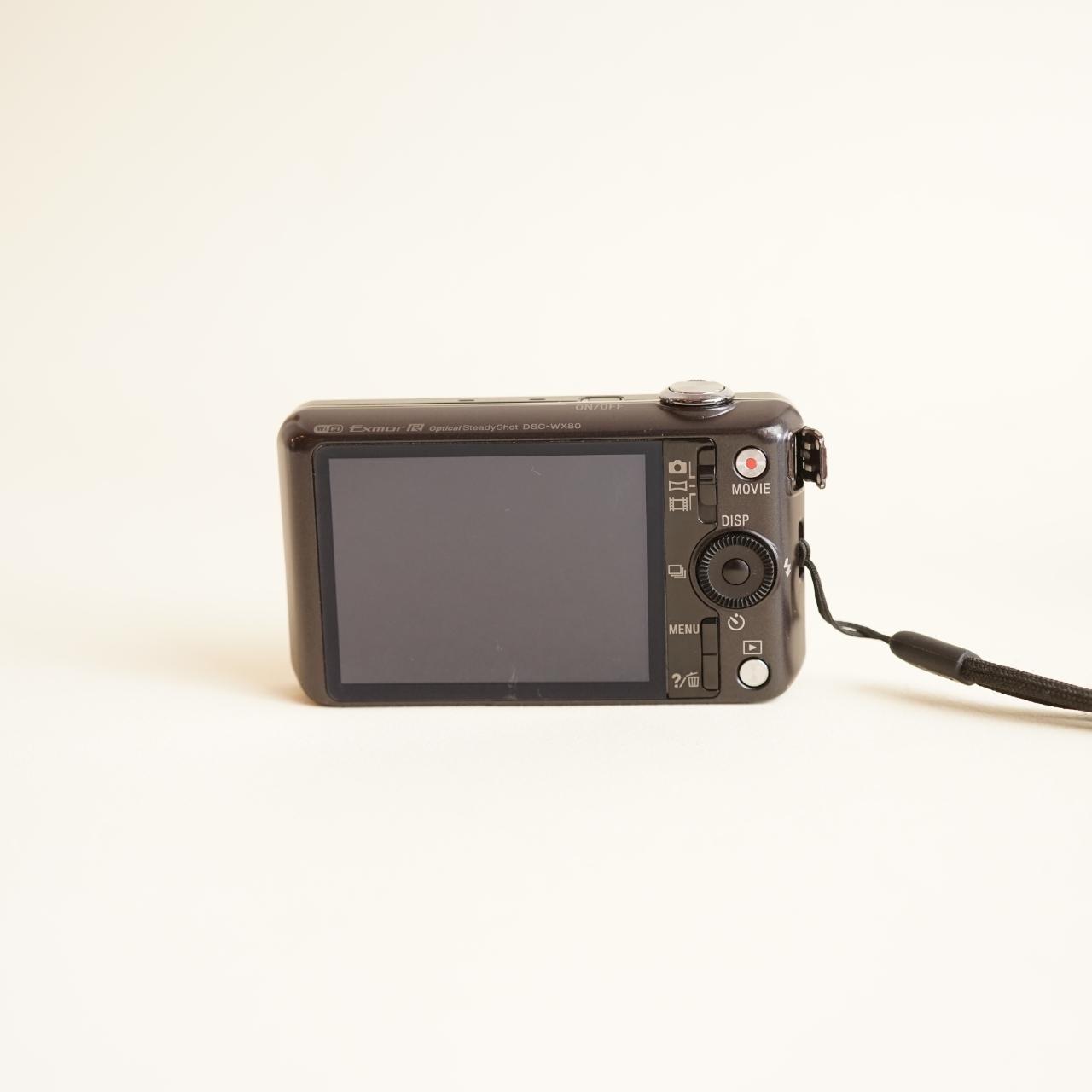 Sony CyberShot DSC-WX80 Digital Camera | 16MP | Tested & Working | Black
