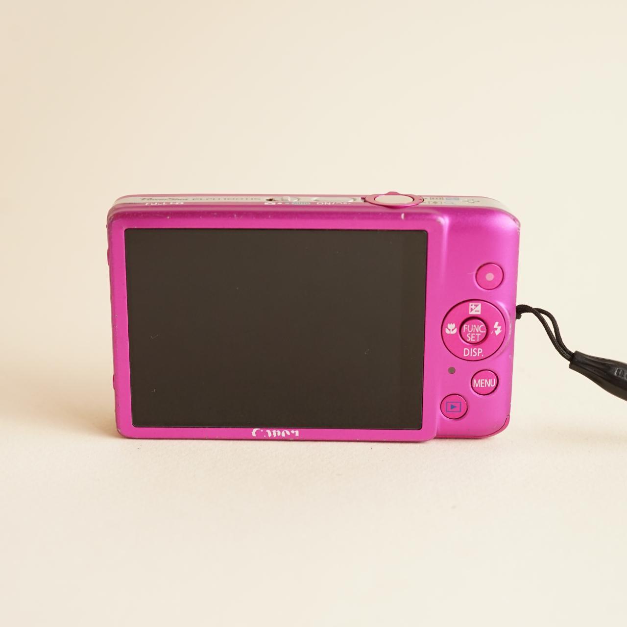 Canon PowerShot ELPH 100 HS Digital Camera | 12.1MP | Tested & Working | Pink