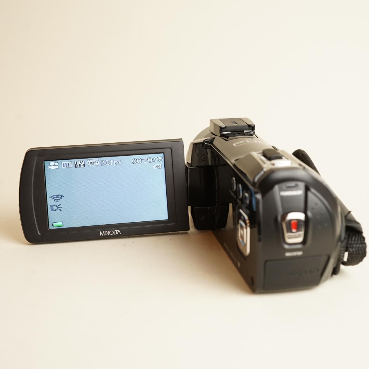 Minolta MN200 NV Digital Camcorder | Tested & Working | Black