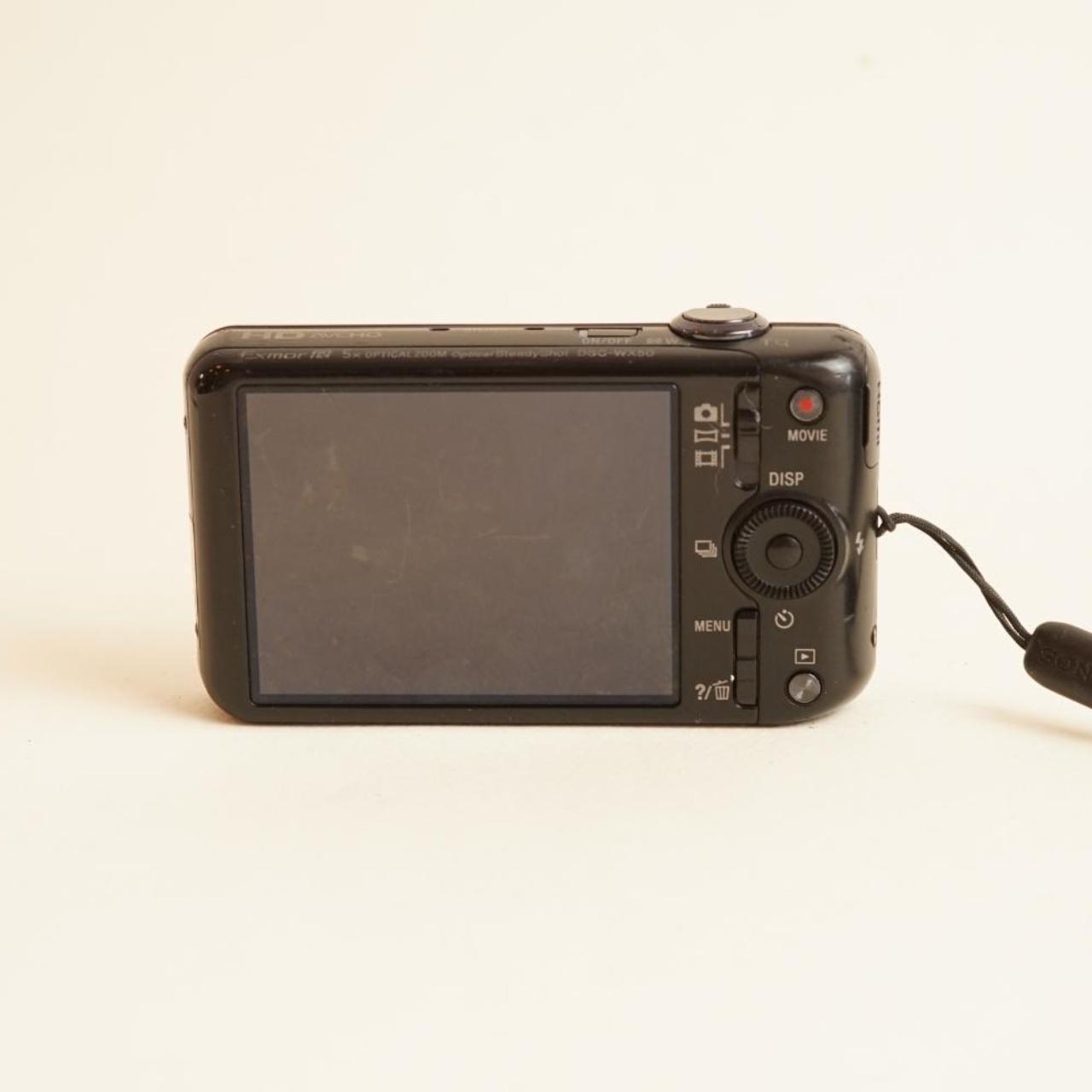 Sony CyberShot DSC-WX50 Digital Camera | 16.2MP | Tested & Working | Black