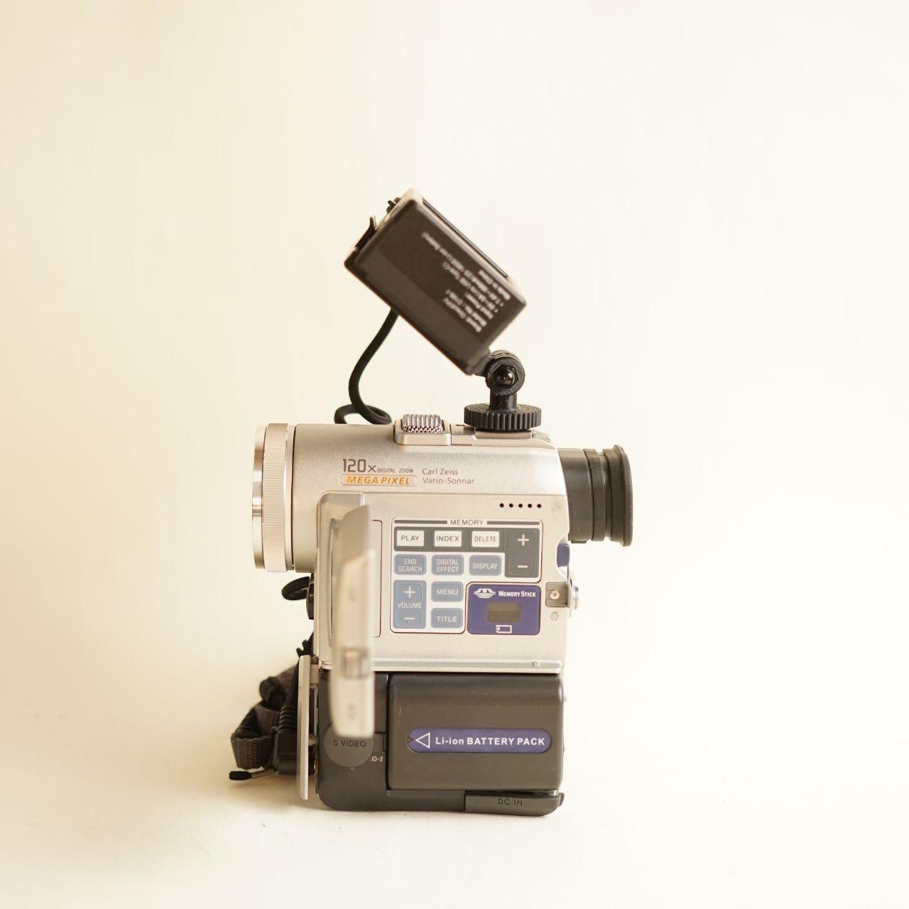 Sony Handycam DCR-PC100 Camcorder with Tapeless Setup | Tested & Working | Silver