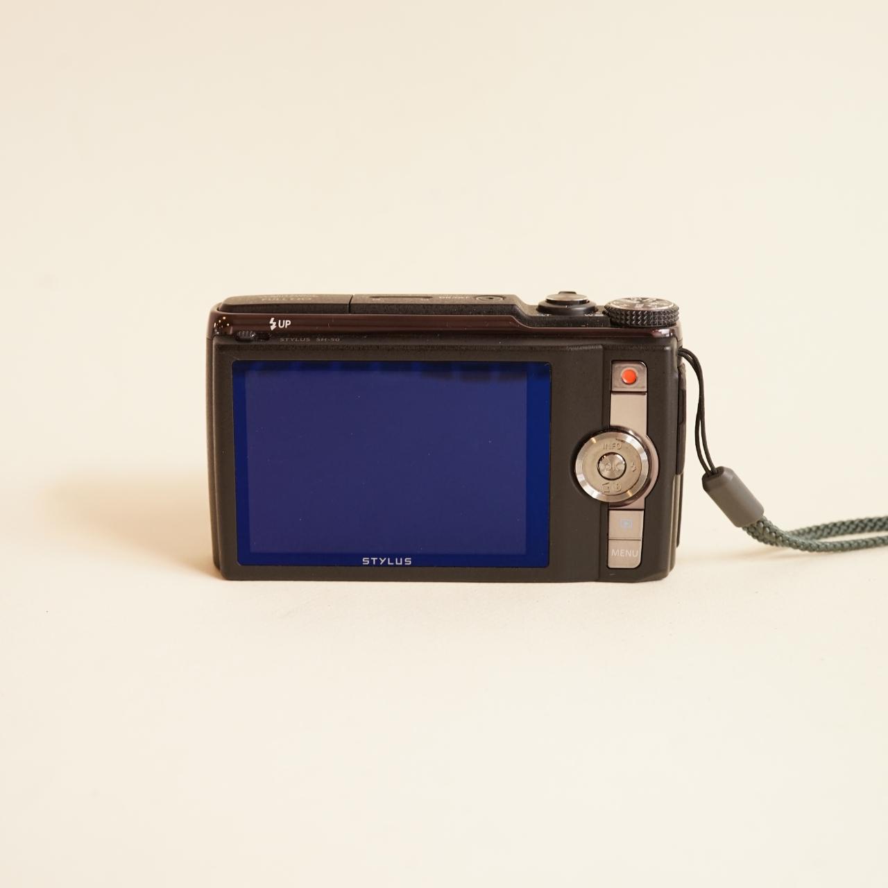Olympus Stylus SH-50 Digital Camera | 16MP | Tested & Working | Black
