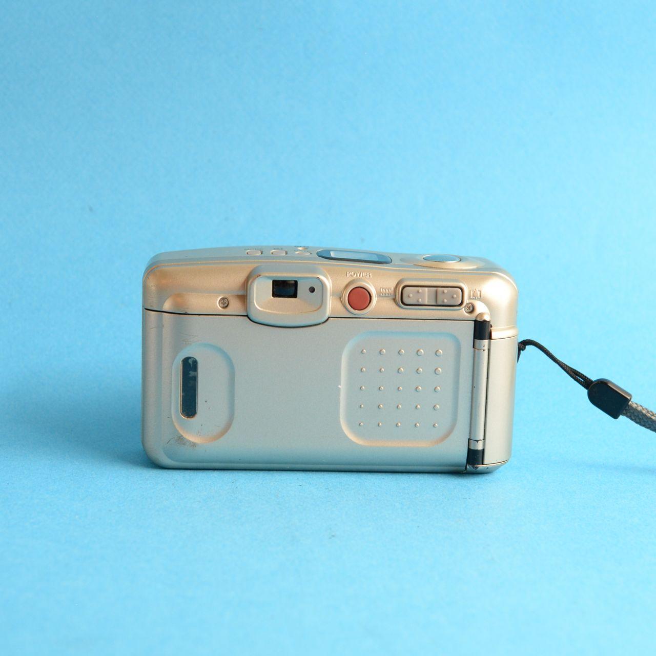 Fujifilm Discovery S1450 Zoom Date Film Camera | 35mm Point & Shoot | Gold | Tested & Working