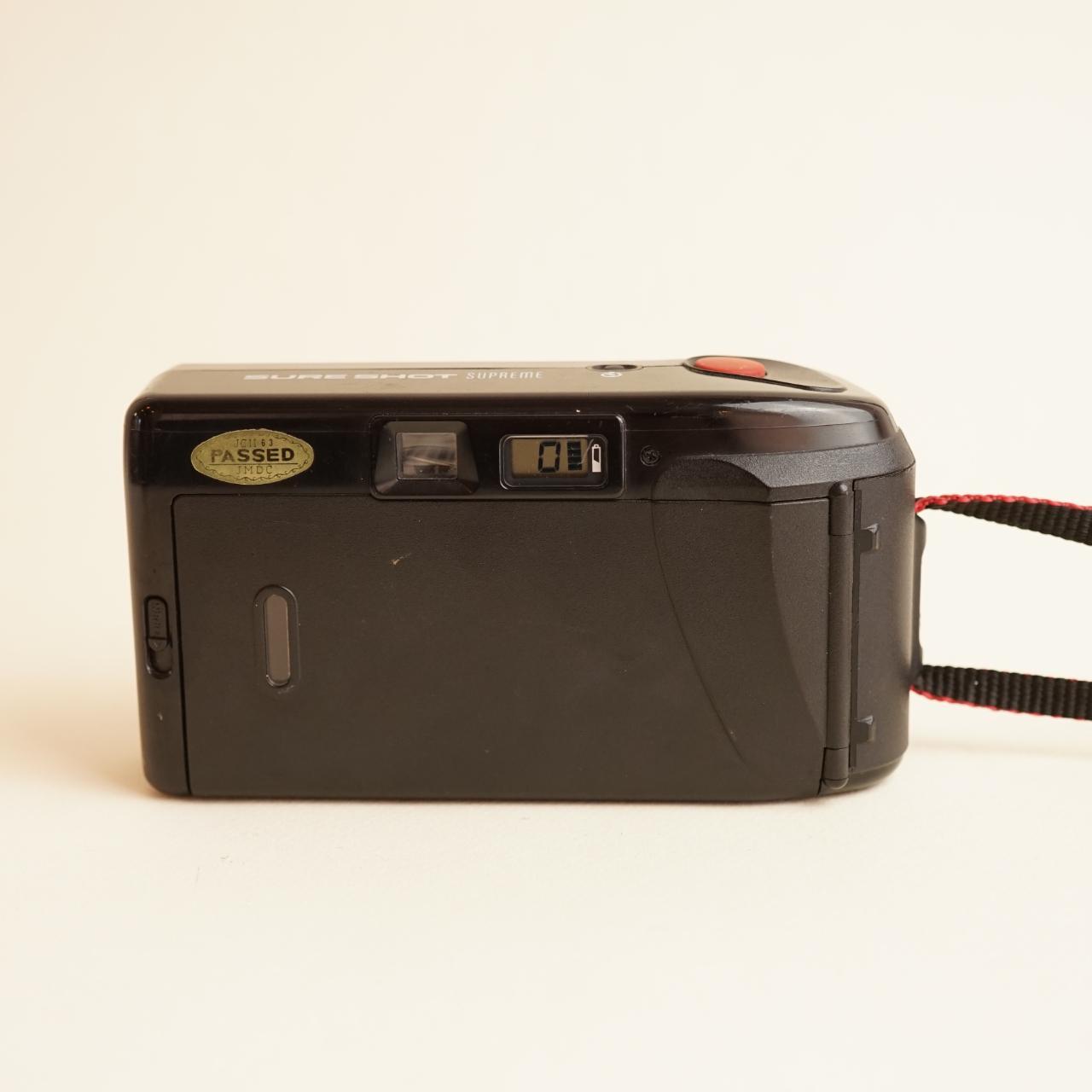 Canon SureShot Supreme Film Camera | 35mm Point & Shoot | Tested & Working | Black