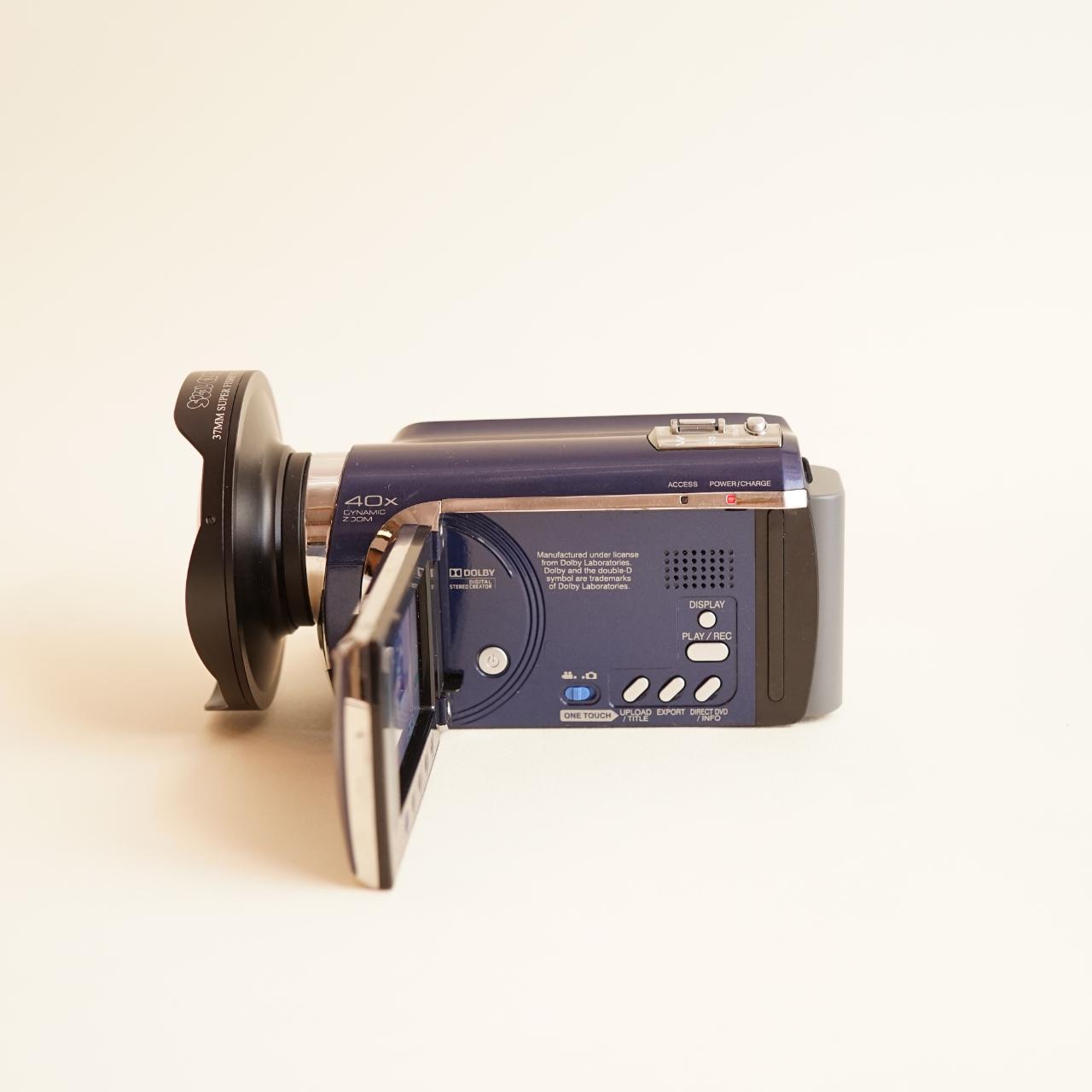 JVC Everio GZ-MG630AU Digital Camcorder w/Fisheye Lens | Read Description | Blue