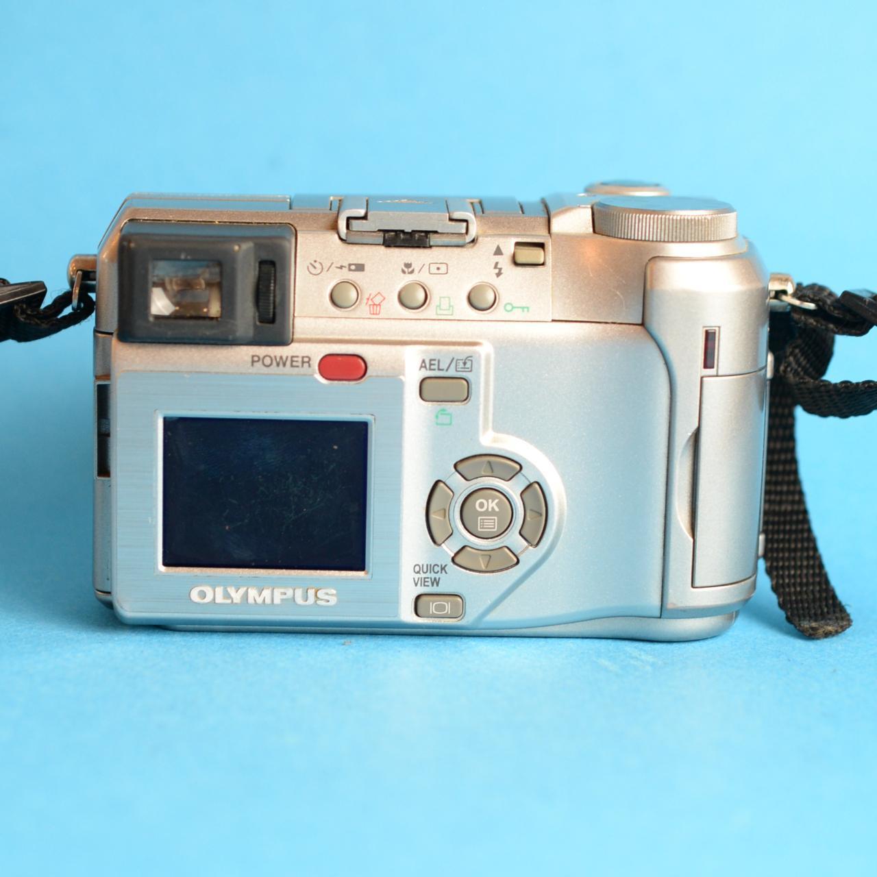 Olympus Camedia C-750 Digital Camera | 4MP | Tested & Working | Silver