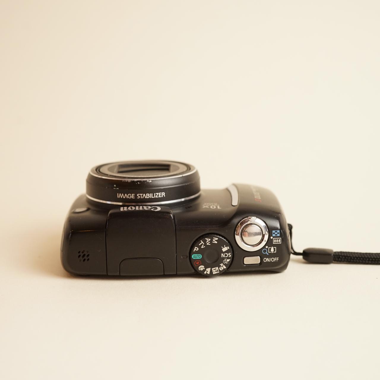 Canon PowerShot SX110 IS Digital Camera | 9MP | Tested & Working | Black