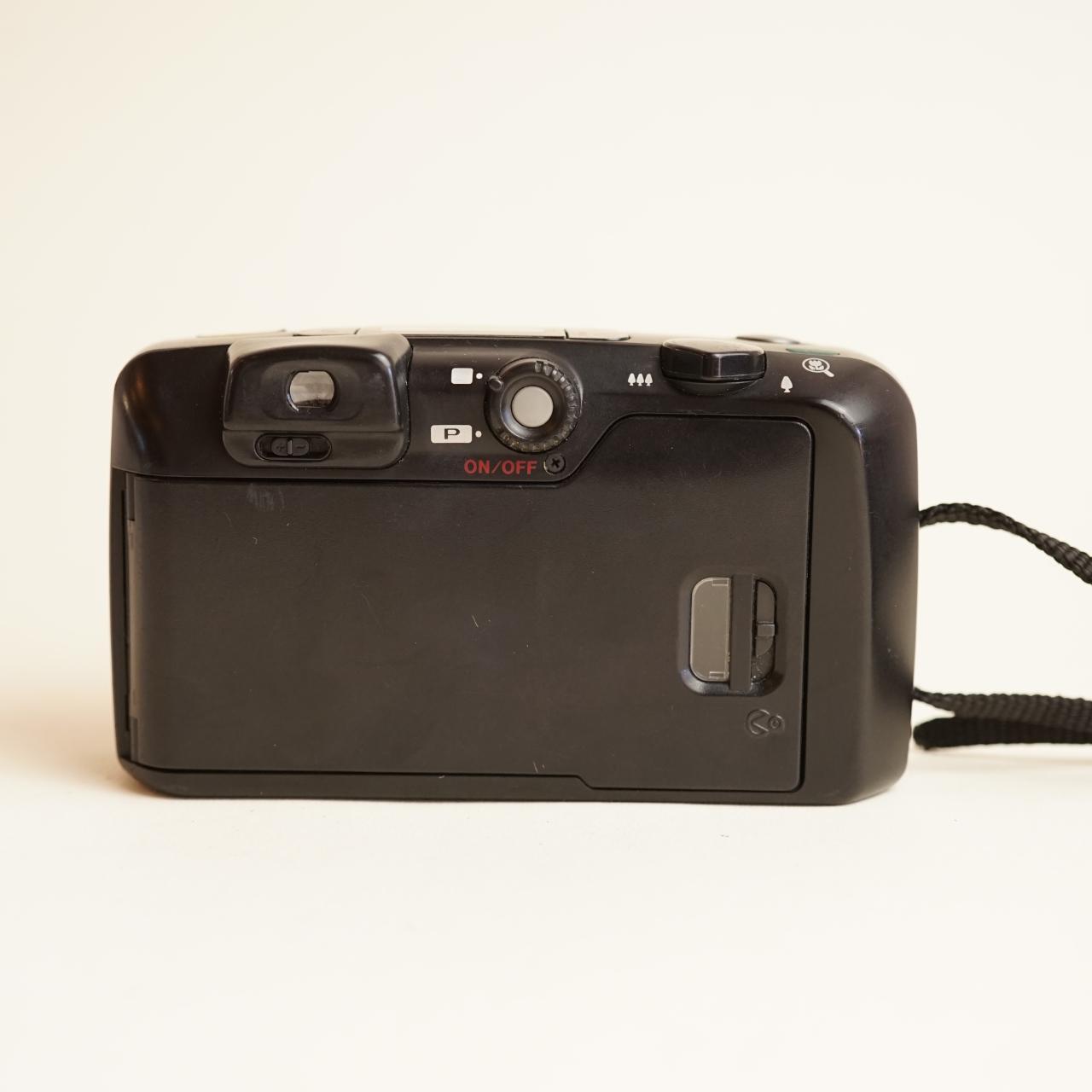 Pentax IQZoom 120 Film Camera | 35mm Point & Shoot | Tested & Working | Black