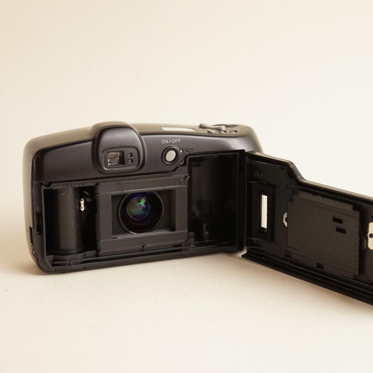 Minolta Freedom Action Zoom 90 Film Camera | 35mm Point & Shoot | Tested & Working | Black
