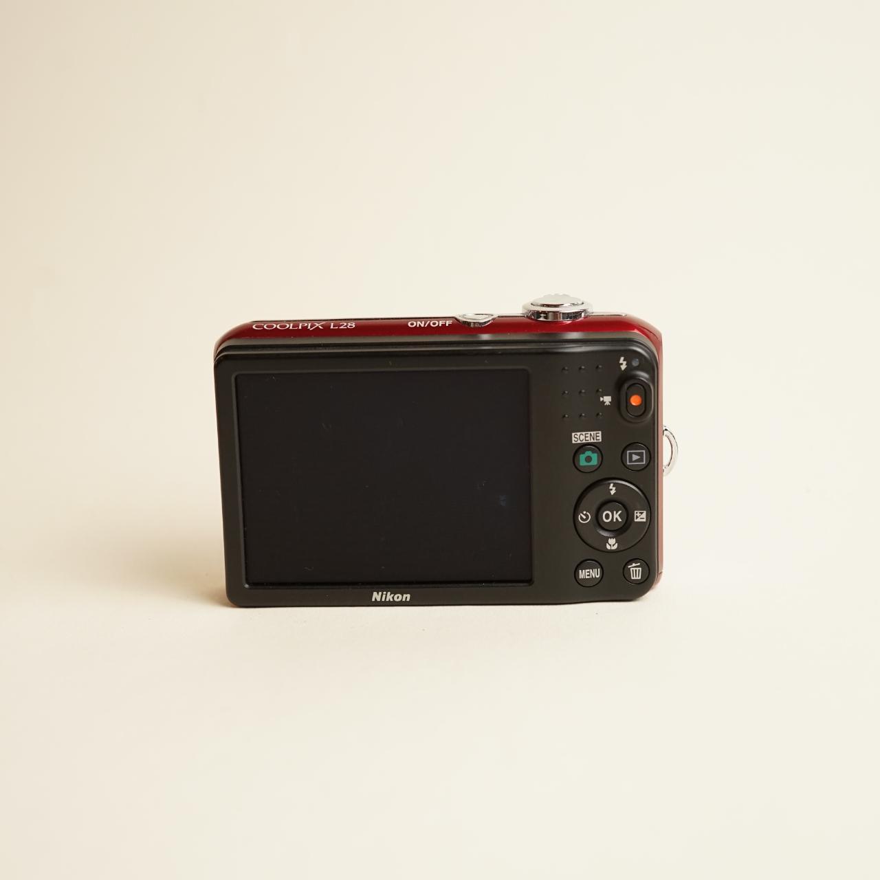 Nikon Coolpix L28 Digital Camera | 20MP | Tested & Working | Red