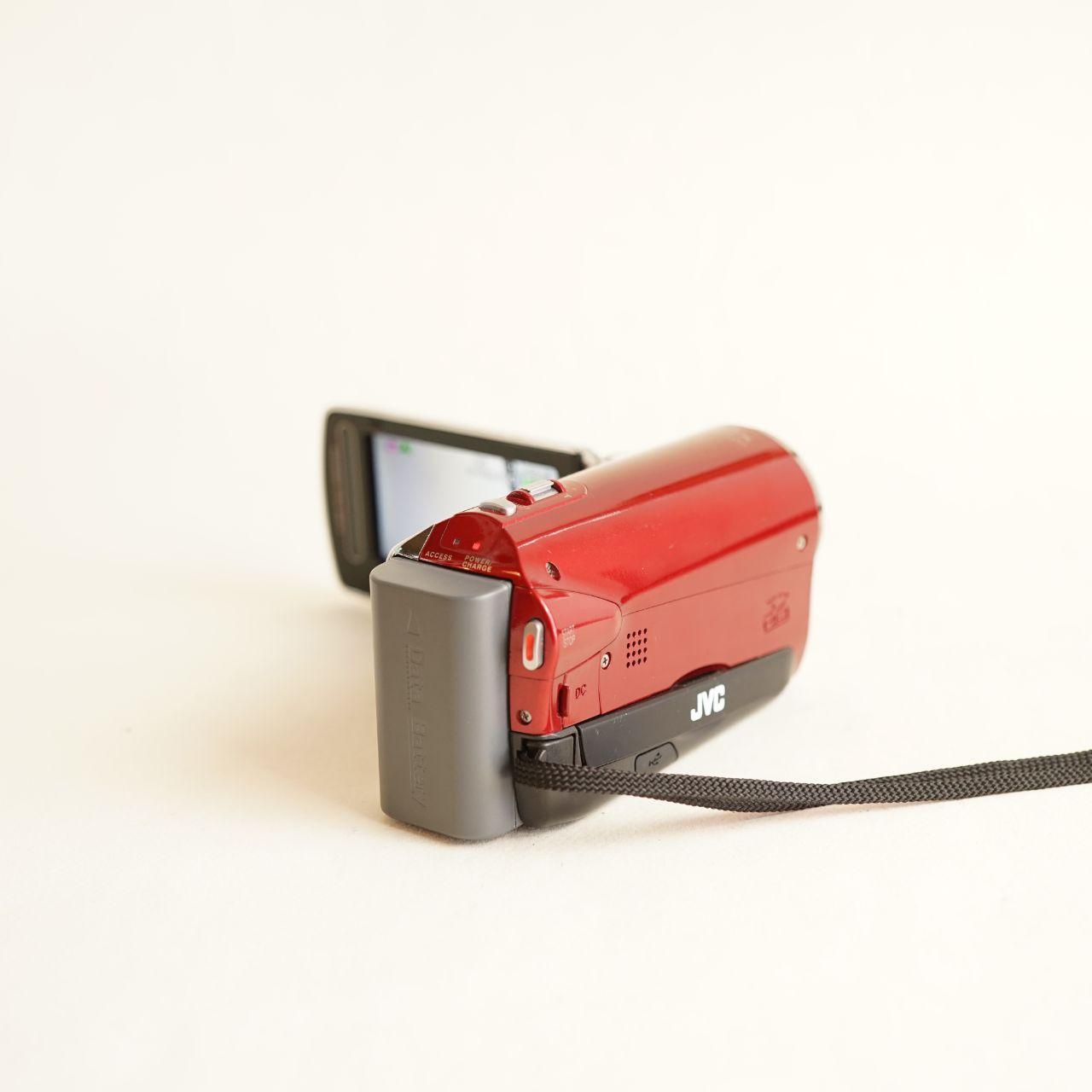 JVC Everio GZ-MS120RU Digital Camcorder | Tested & Working | Red