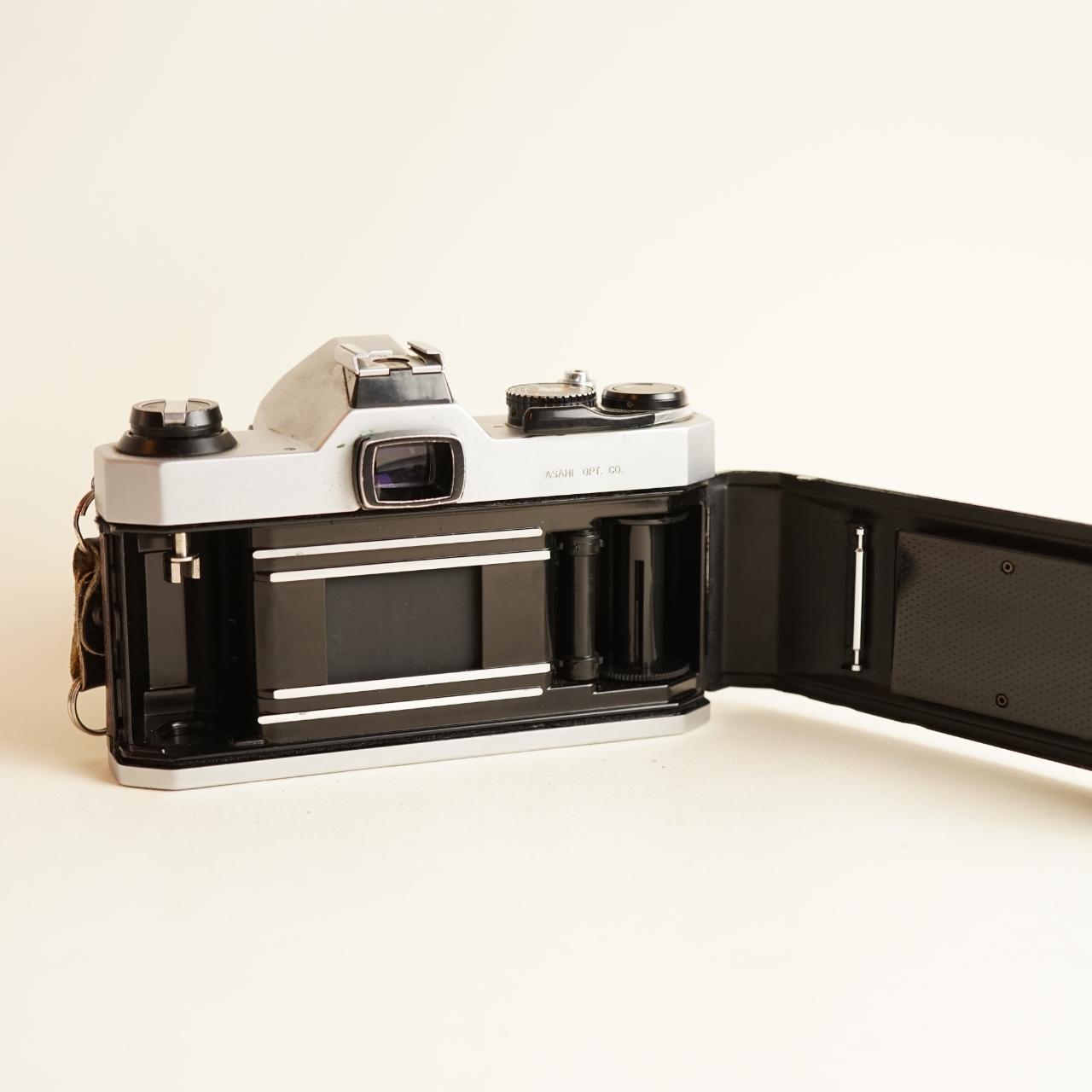 Asahi Pentax K1000 SE 35mm SLR Film Camera | Tested & Working | Silver & Brown Leatherette