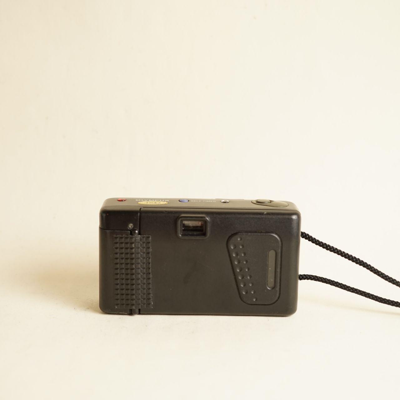 Olympus Infinity Jr Film Camera | 35mm Point & Shoot | Tested & Working | Black