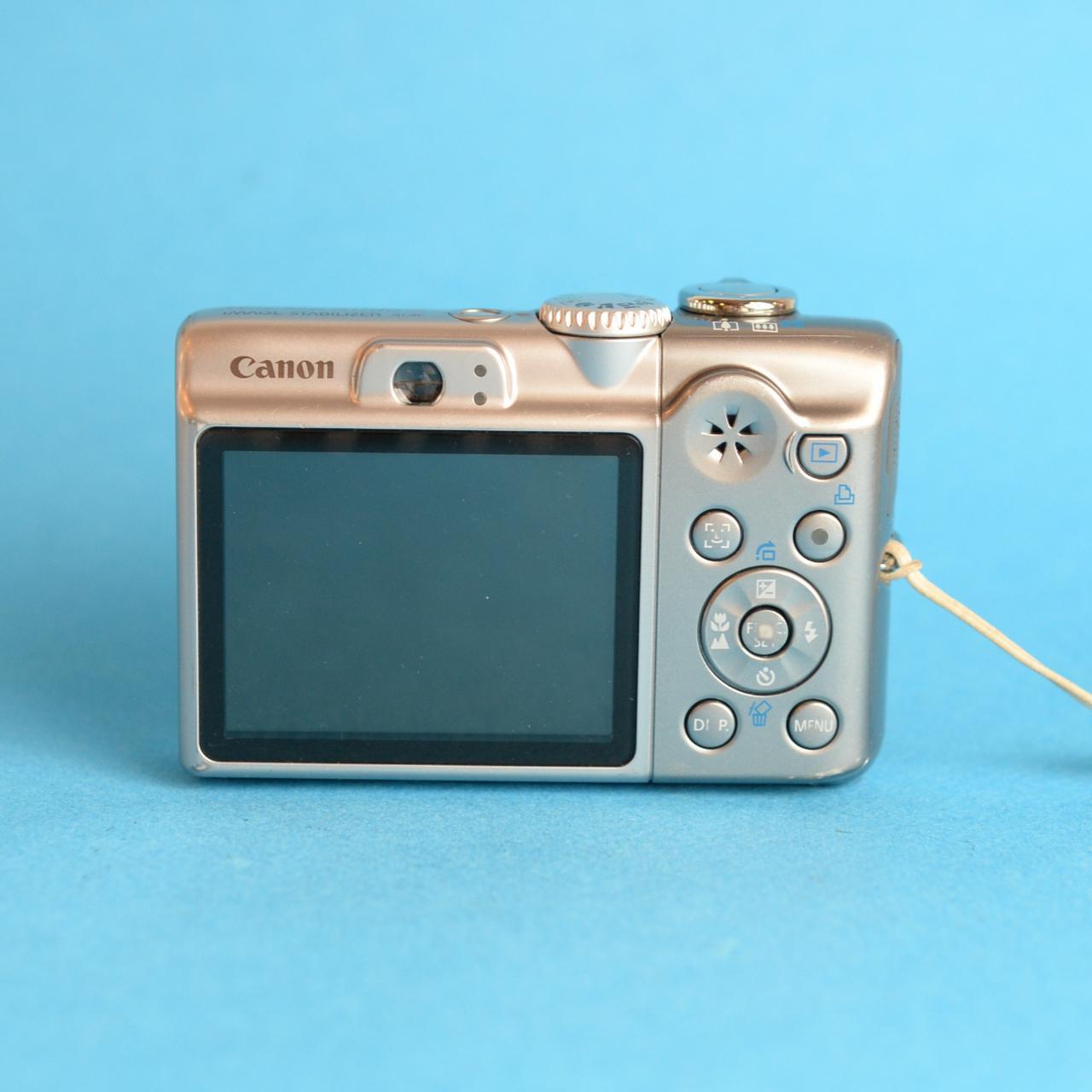 Canon PowerShot A1100 IS Digital Camera | 12.1MP | Tested & Working | Silver