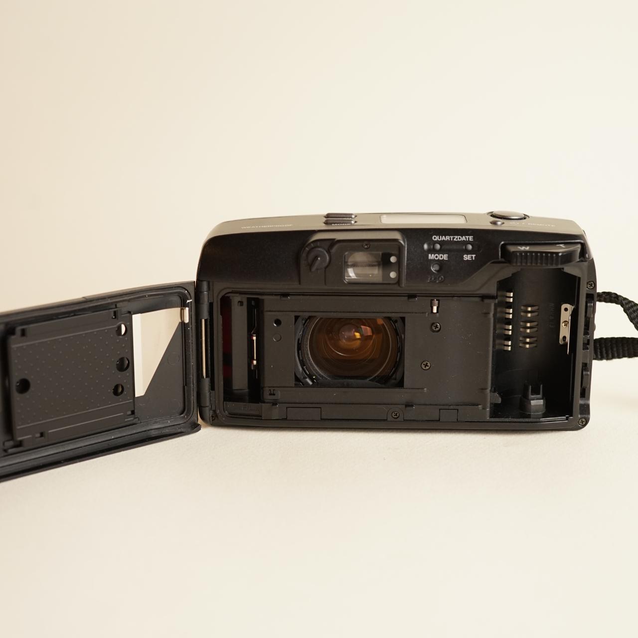 Olympus Superzoom 120 35mm Film Camera | Tested & Working | Silver