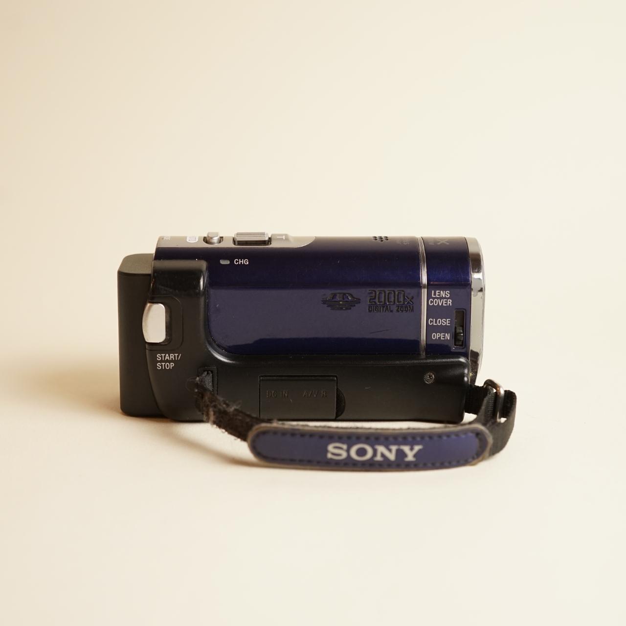 Sony Handycam DCR-SX44 Digital Camcorder | SD Video | Tested & Working | Blue
