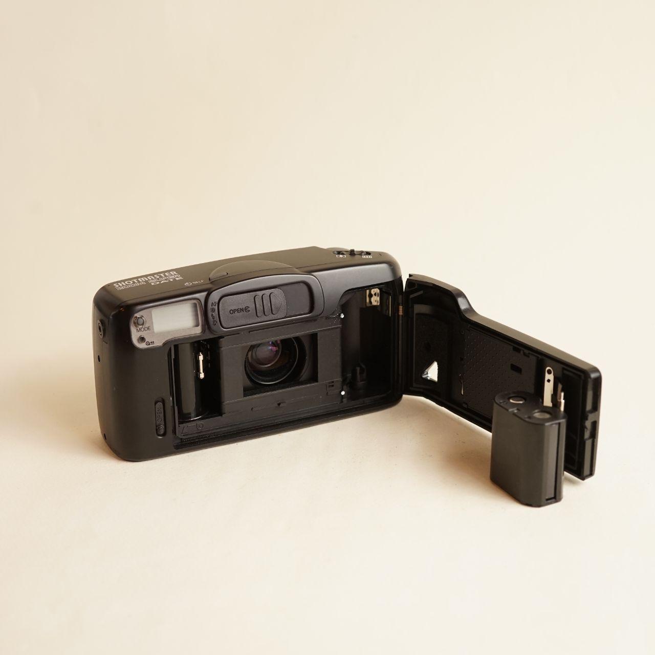Ricoh Shotmaster Zoom Super Film Camera | 35mm Point & Shoot | Tested & Working | Black