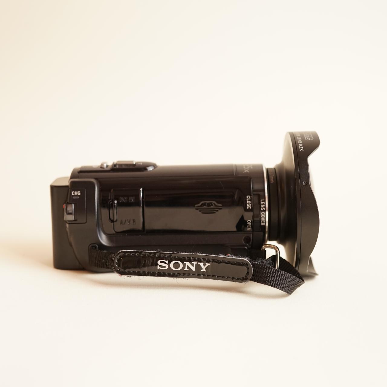 Sony Handycam HDR-CX110 Digital Camcorder | SoCal Cameras Fisheye Lens | Tested & Working | Grey