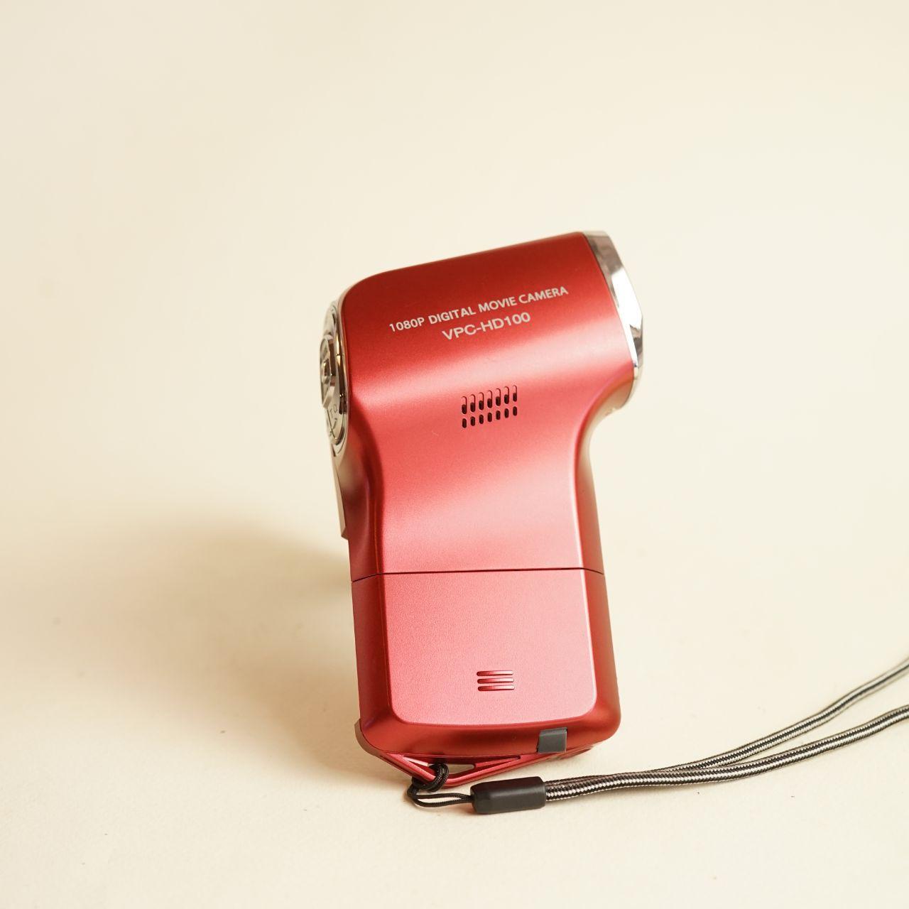 Sanyo VPC-HD100R Digital Camcorder | Tested & Working | Red