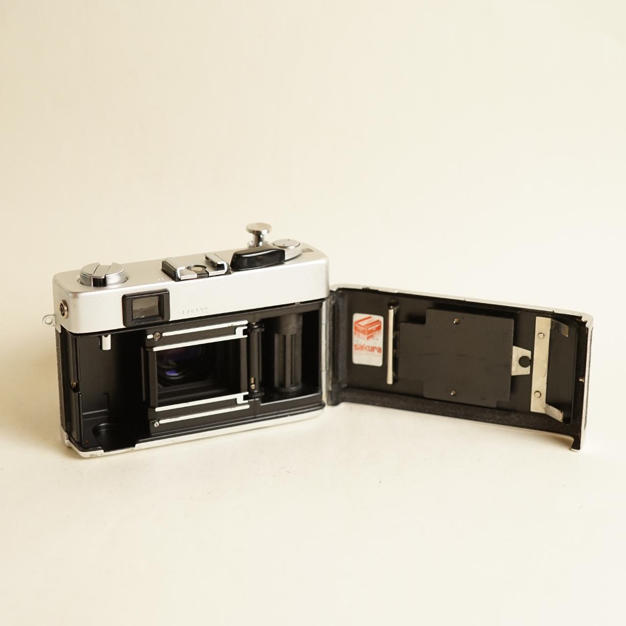 Konica C35 FD Film Camera | 35mm Rangefinder | Tested & Working | Black & Silver