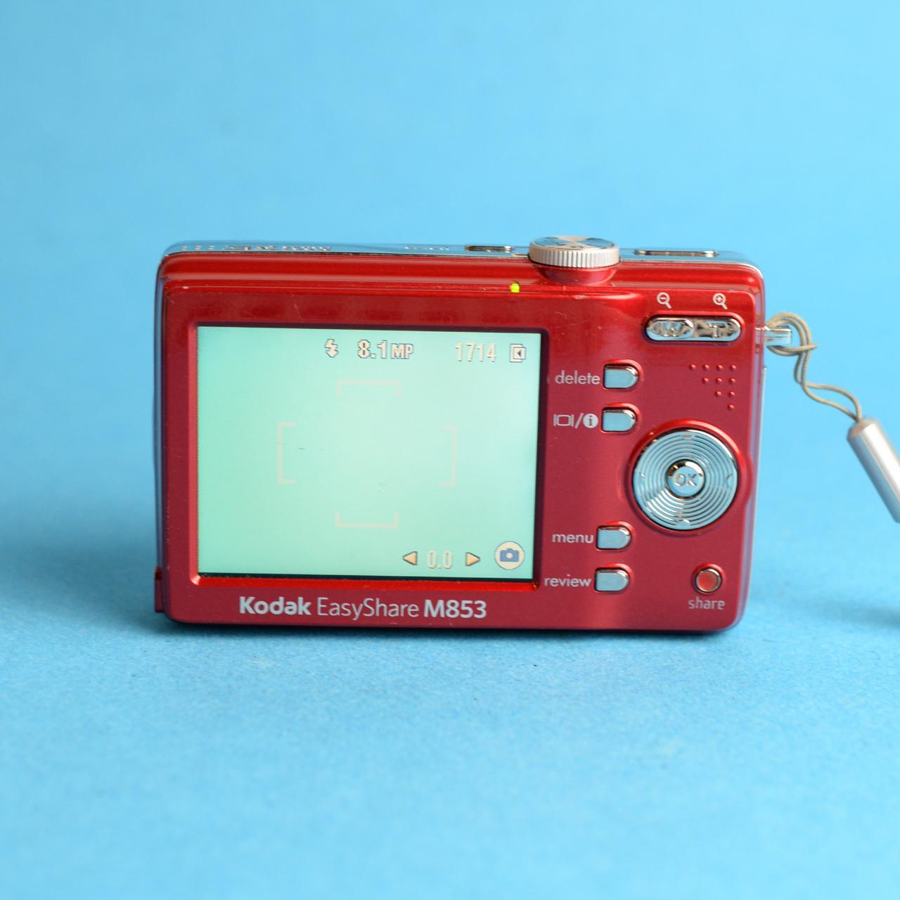 Kodak EasyShare M853 Digital Camera | 8.2MP | Tested & Working | Red