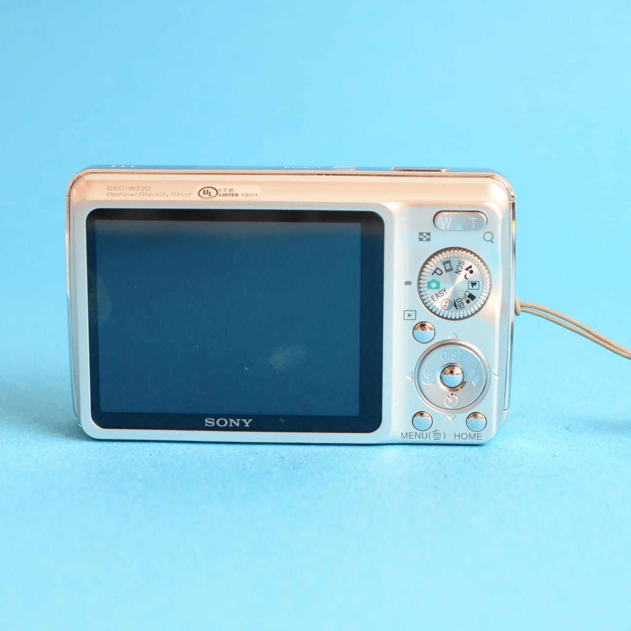 Sony CyberShot DSC-W220 Digital Camera | 12.1MP | Tested & Working | Silver
