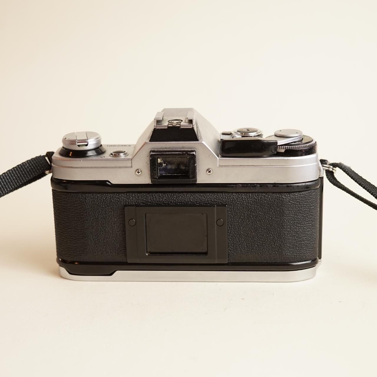 Canon AE-1 Film Camera | 35mm SLR Camera w/ 50mm Lens | Tested & Working | Black & Silver