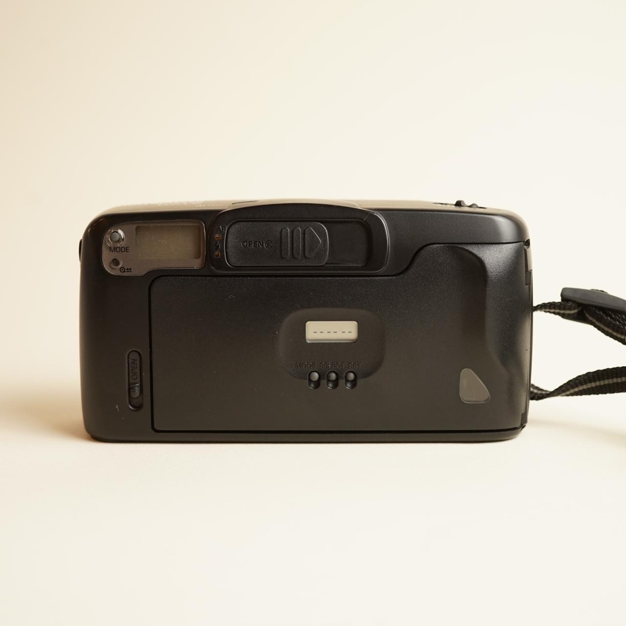 Ricoh Shotmaster TruZoom Date Film Camera | 35mm Point & Shoot | Tested & Working | Black