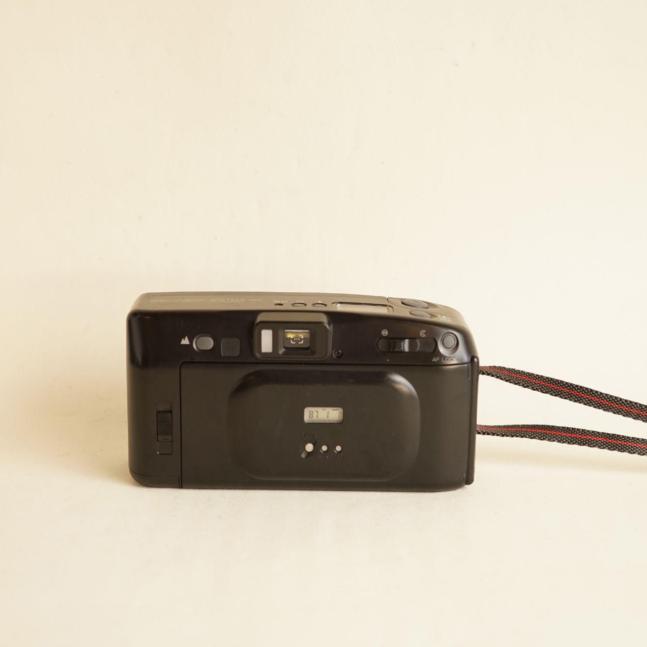 Fujifilm Discovery 400 Tele Film Camera | 35mm Point & Shoot | Tested & Working | Black