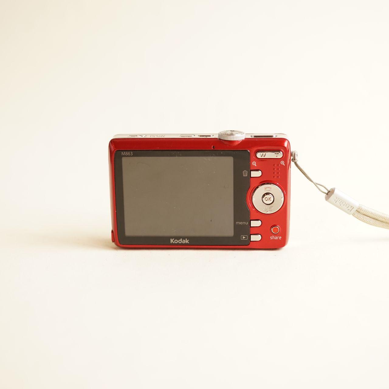 Kodak EasyShare M863 Digital Camera | 8.2MP | Tested & Working | Red