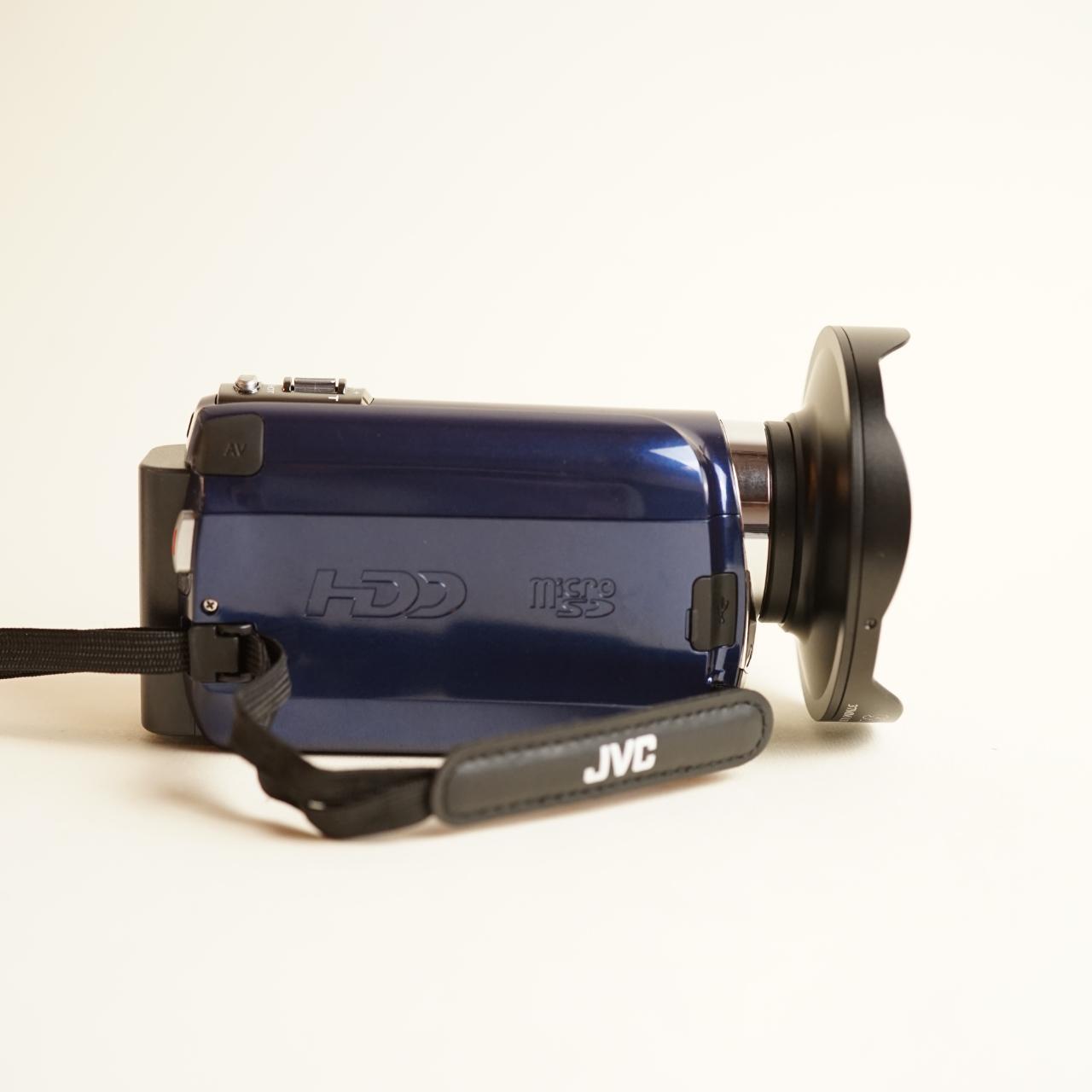 JVC Everio GZ-MG630AU Digital Camcorder + Fisheye Lens | SD Video | Tested & Working | Blue