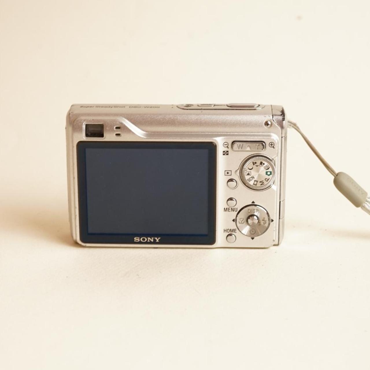 Sony CyberShot DSC-W200 Digital Camera | 12.1MP | Tested & Working | Silver