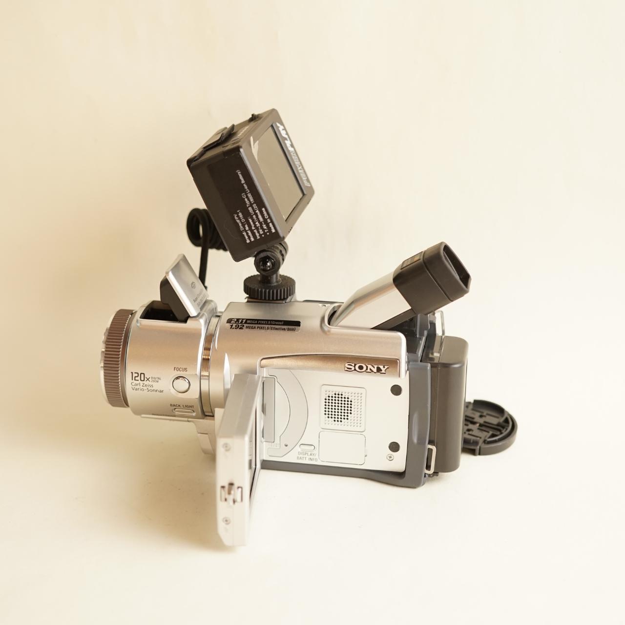 Sony Handycam DCR-TRV70 Digital Camcorder with Tapeless Setup | Tested & Working | Silver & Grey